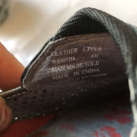 ARAVON By New Balance Women's Black Leather Slip on Shoes Mules size 6 - Picture 7 of 7